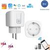 Tuya Smart WiFi European Plug 16A/20A with Power Metering, Alexa and Remote Control Compatibility