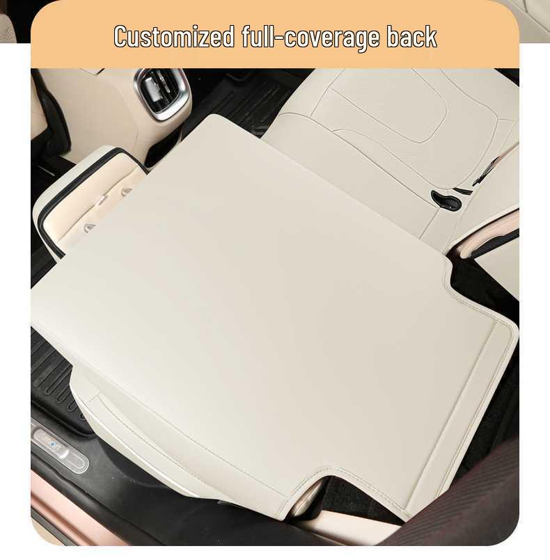 Smart 1 Gen Luxury Leather Car Seat Cushion: Fully Enclosed, Wear-Resistant, Breathable