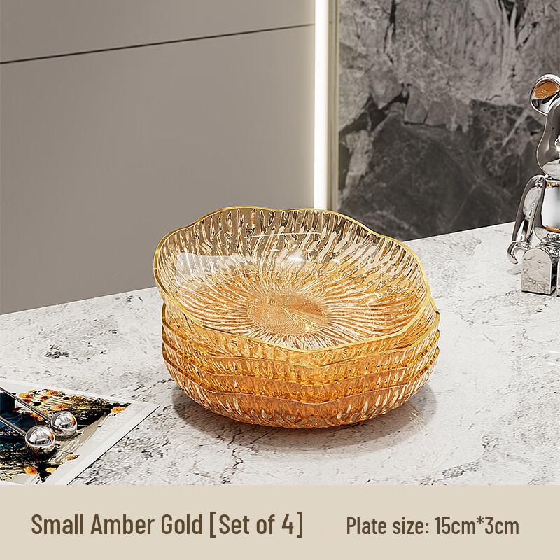 KANGMO Stainless Steel Decorative Fruit and Dried Fruit Plate