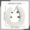 Thicker Toilet Seat Cover Pad Raised Lid Cushion Comfortable Universal Padded for Dorm