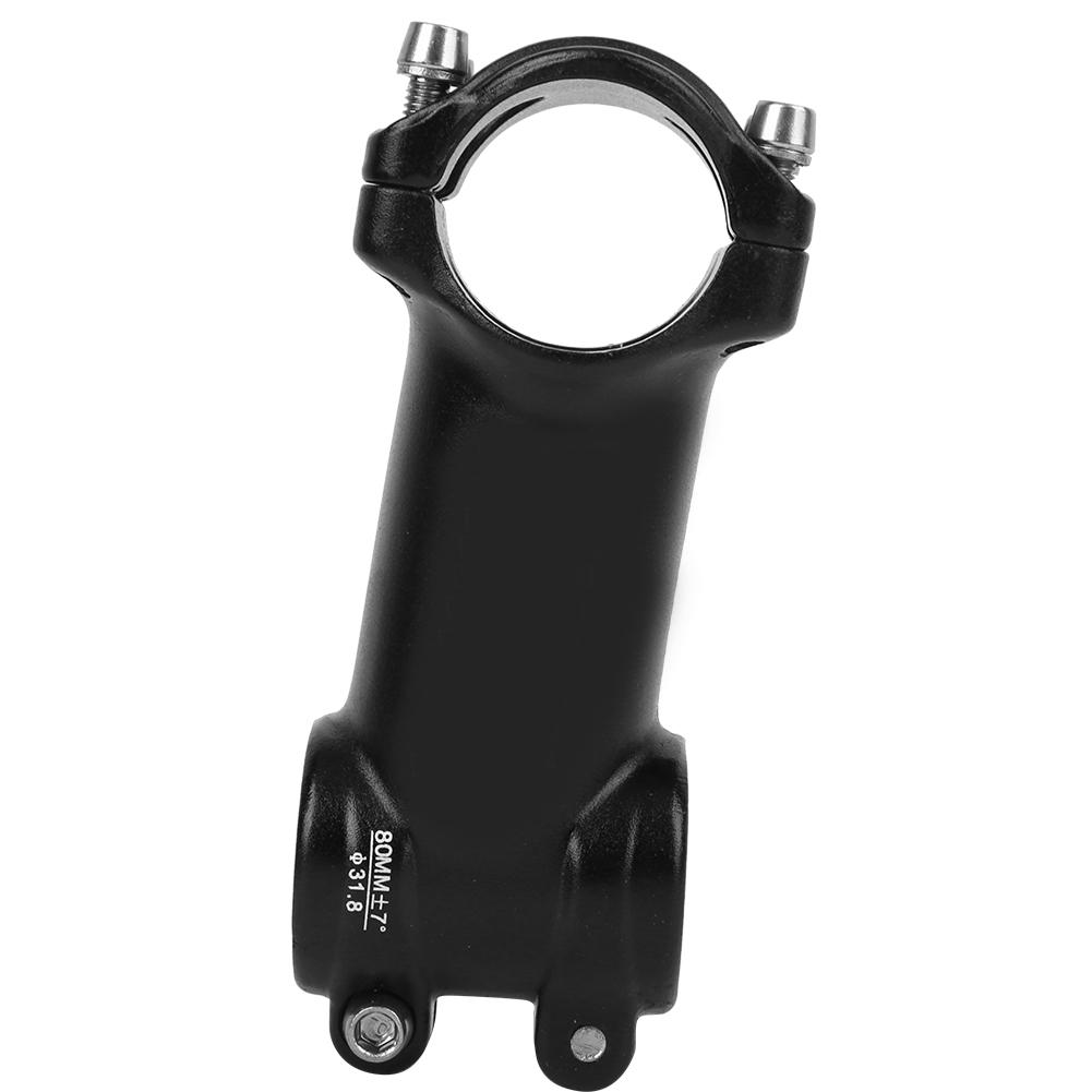 High Strength Black Aluminium Alloy Simple Generous Safer Riding Road Bike Stem Mountain Bicycle Cycling
