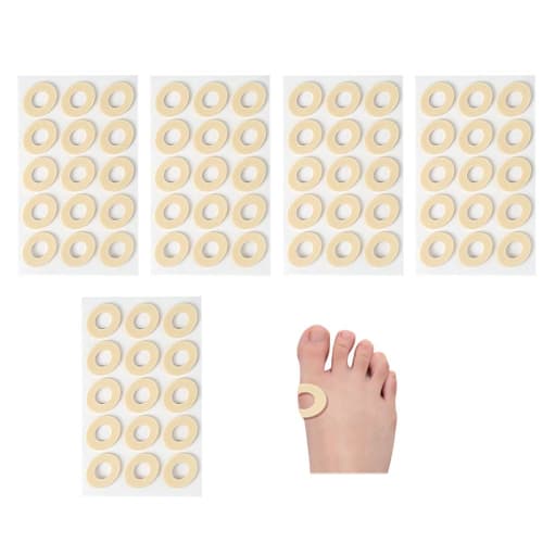 

Natiform Foot Corn Protection Pads, Circle Type, Anti-Friction Pads, Large Oval, 75 Pieces