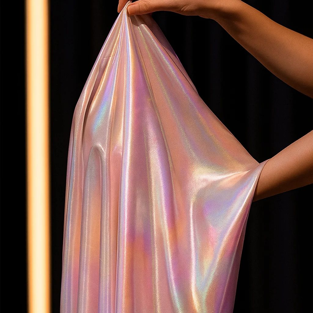 45/90*145cm DIY Nähzubehör Glitzer Spandex Stretchstoffe Farbiges Elastisches Nähgewebe Kleider Cosplay Dekorationsstoff