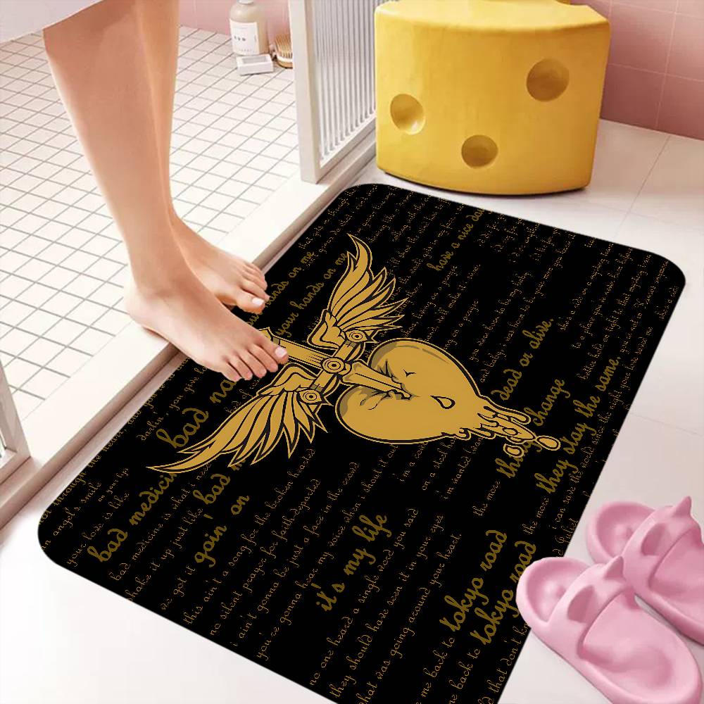 B-BonS Logo J-Jovi Kitchen Mat Kids Room Bedroom Decoration Balcony Anti-Slip Doormat Living Room Alfombra