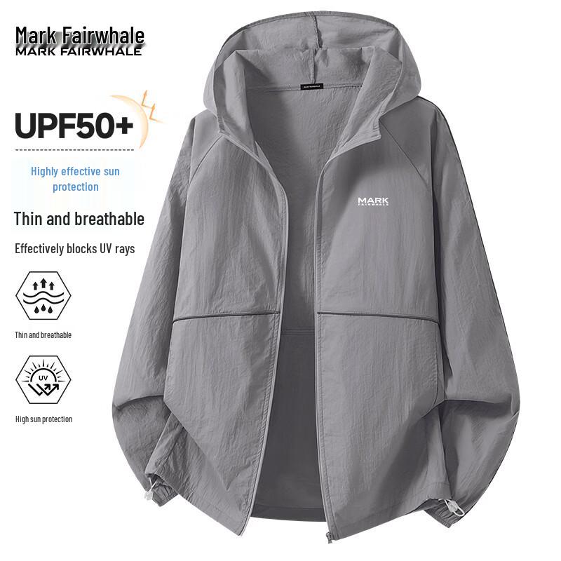 Mark Fairwhale Men's Hooded UV Protection Sun Jacket