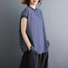 DIMANAF 2026 Summer Women Plus Size New Blouse Shirt Vintage Short Sleeve Cotton Casual Loose Lady Tops Tees