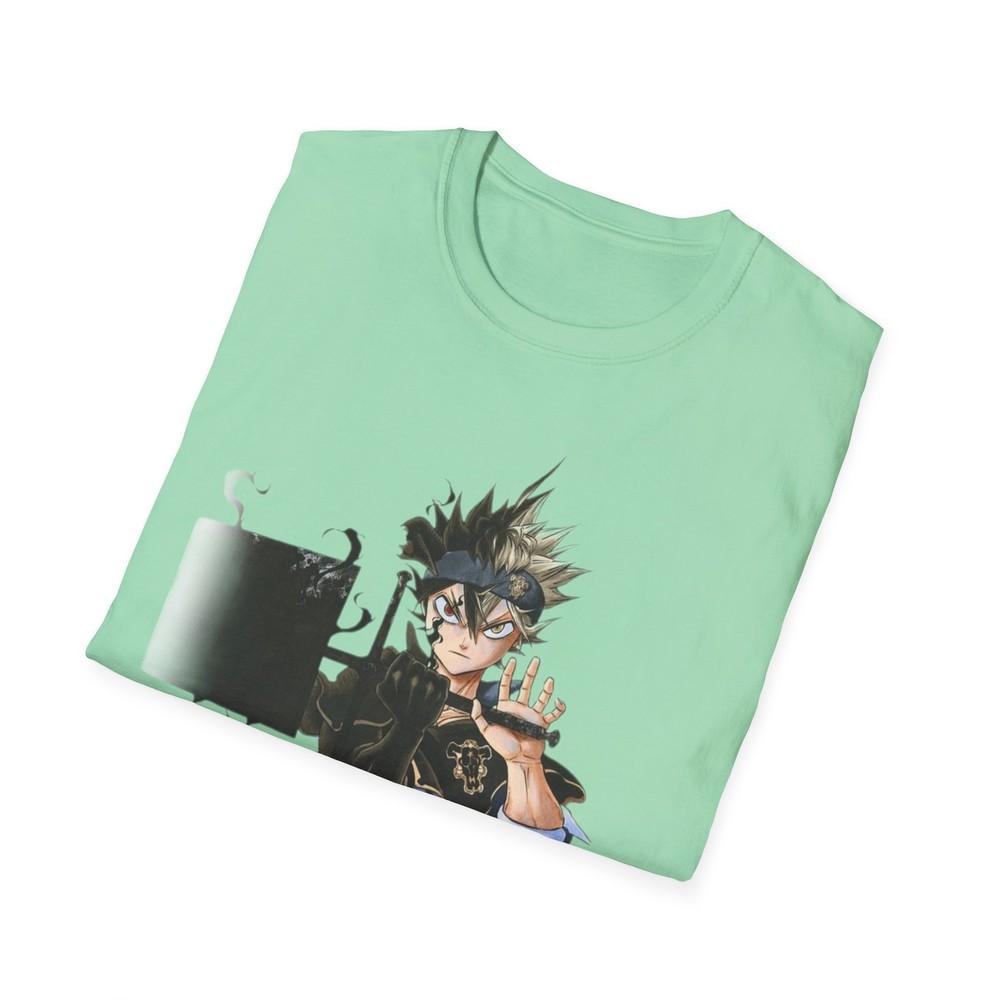 Asta Black Clover Unisex Jl Anime TShirt Softstyle Front And Back Designs S