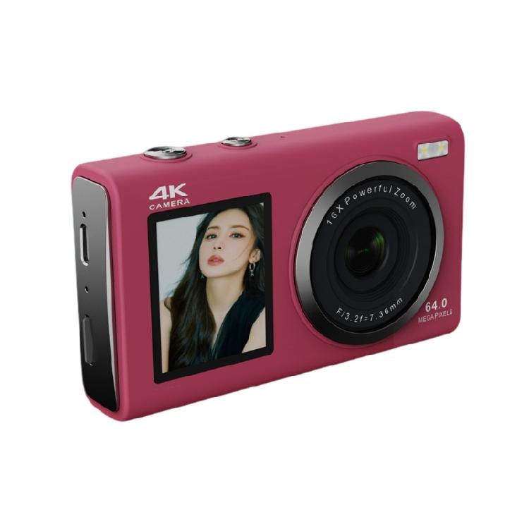 Teens Digital Camera 4K Double Screens 80MP Auto Focuses Multiple Filters Long Battery Compact Travel Design