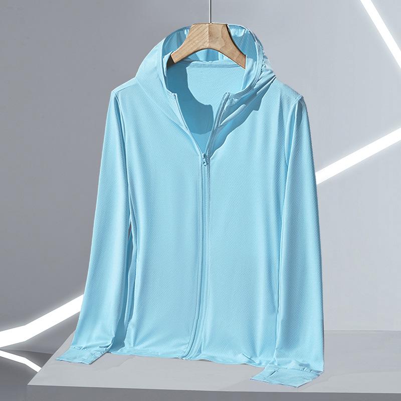 Men's Summer UV Protection Ice Silk Jacket - Lightweight, Breathable, and Stylish for Outdoor Fishing