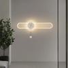 Modern Style Clock Design LED Wall Lamp For Living Room Bedroom Background Dining Room Hotel Aisle Sofa Interior Decorate Light
