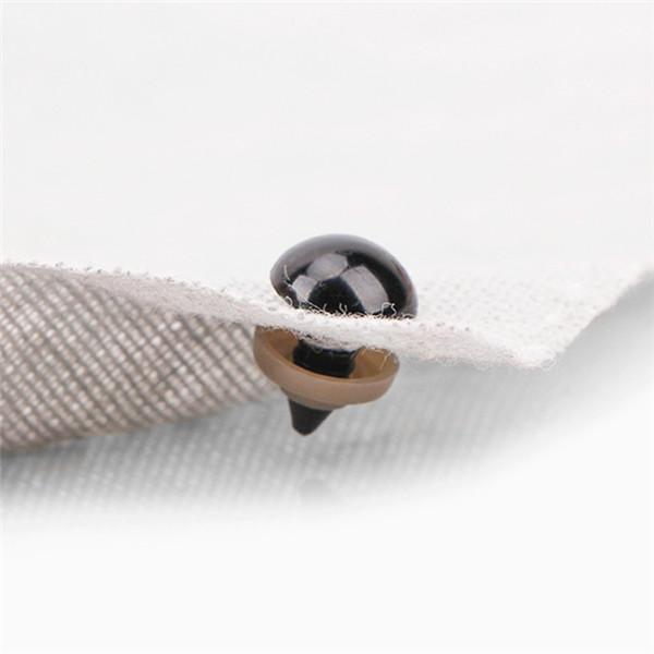 100Pcs 6-12mm Plastic Safety Toy Eyes For Bear Doll Animal Puppets Crafts