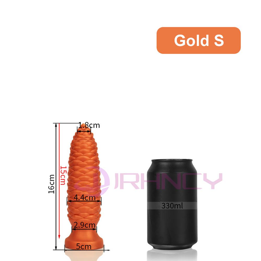 XS-XXL Strobile Anal Plug Sex Toys for Women Men Big Butt Plug Soft Platinum Liquid Silicone Anal Dildos Prostate Massage