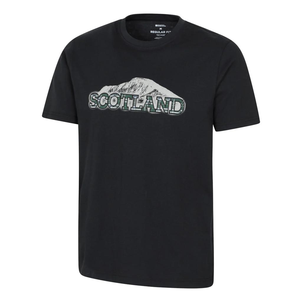 Mountain Warehouse Mens Scotland Short-Sleeved T-Shirt