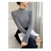 Womens Slim Fit Cashmere Wool Blend Sweater Half Turtleneck Fall Winter Versatile Basic Top