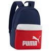 New PUMA Fabric Backpack Mini Unisex Marine Blue & Red & White 090468-10