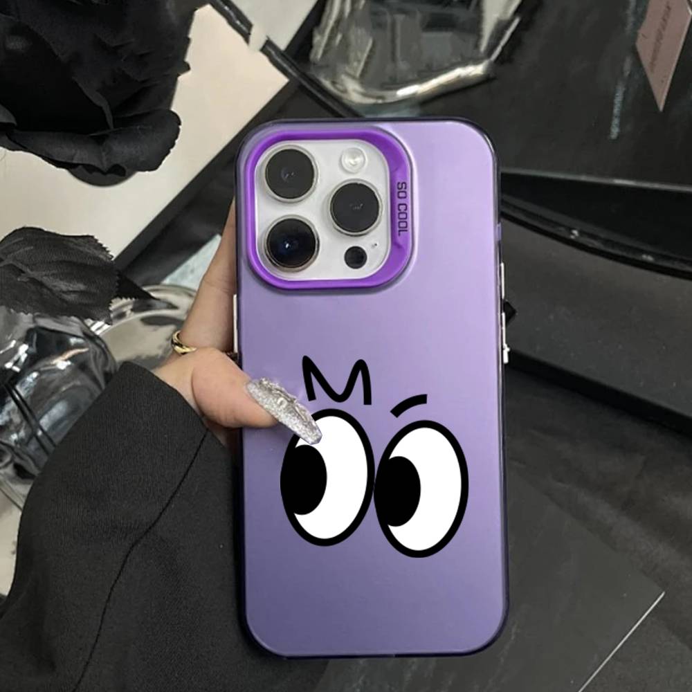 Kawaii Emoji  Phone Case For IPhone 16 17 15 14 12 13 Pro Max white Color Shockproof Cover