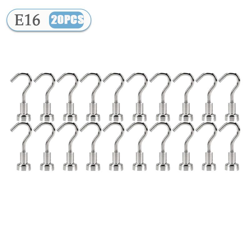 10-50PCS Strong Magnetic Hooks Multi-Purpose Storage Hooks Home Kitchen Bar Storage Hooks Key Storage Hooks Bathroom Hangers