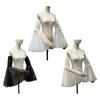 Elasticated Bridal Arm Sleeves Premium Flared Coverage For Formal Ceremonies And Receptions