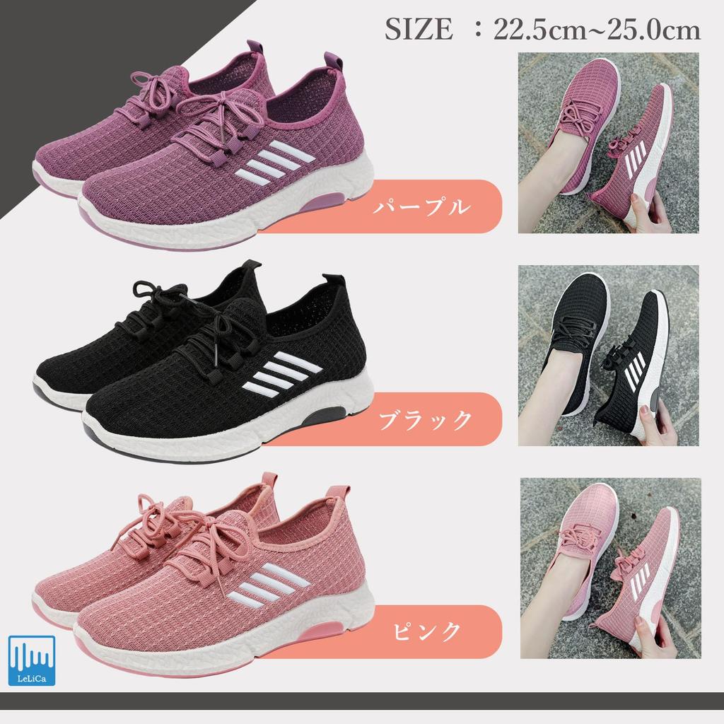 Relica Lightweight Casual Walking Shoes with Comfortable Thick Nurse Sports Gym Wide Korean Black Sizes Lace-Up Design, Sole, Leg-Sculpting Sneakers,