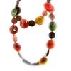 Les Trésors De Lily [L6999] - 'Kilimanjaro' Orange Brown Designer Necklace