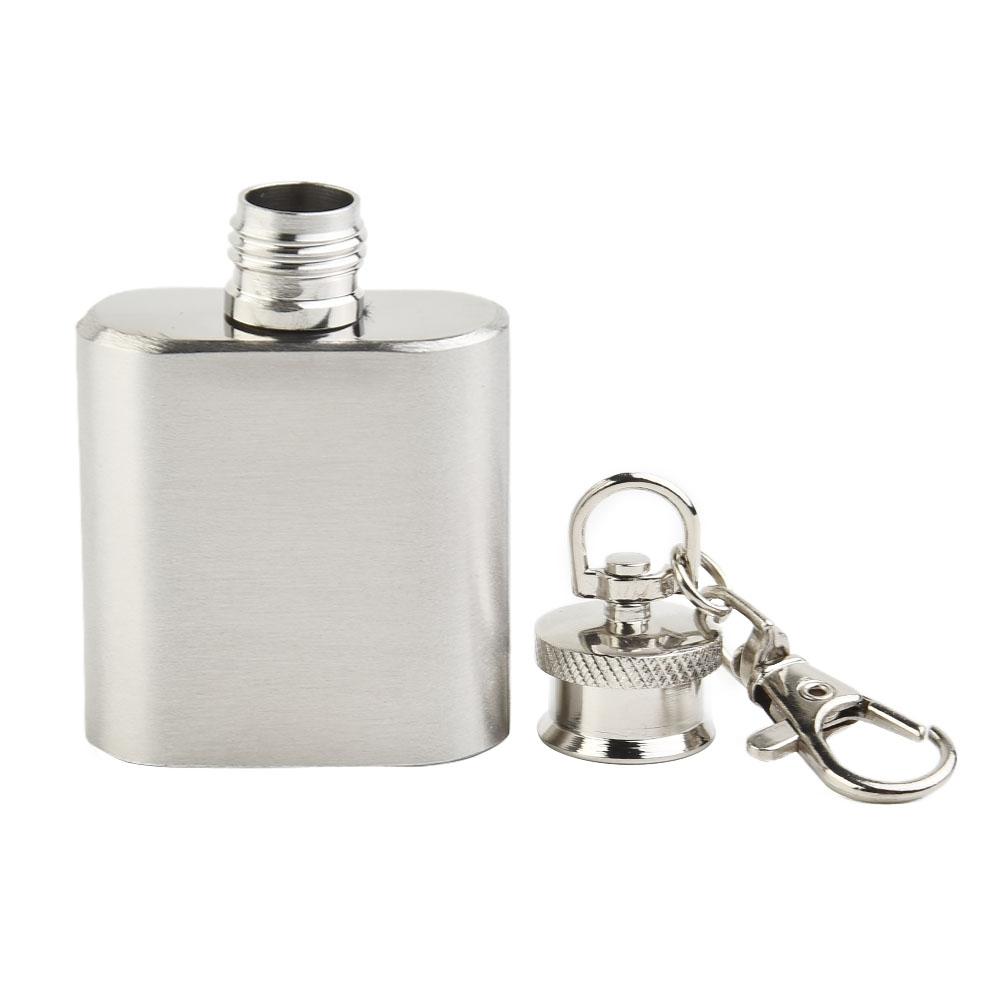 Unbreakable Stainless Steel Flask Pocket Wine Bottle with Leak Proof Cap