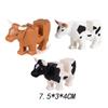 Città Animale Zoo Fattoria MOC Mattoncini Porco Pollo Pecora Coccodrilli Panda Delfino Elefante Gorilla Frutta Aquila Mattoncini Giocattoli A012