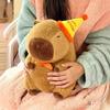 Popular Cross-border Capybara Birthday Party Hat Plush Toy - Cute Children's Gift Doll