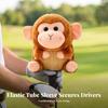 Adorable Soft Golf Cover with Sock Shaft Charming Wood Headcover Knitted Animal