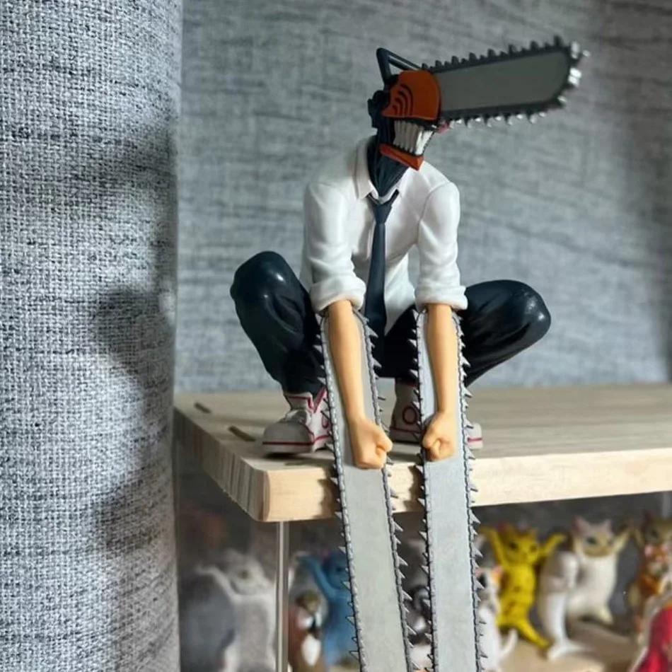 The Chainsaw Man Denji Anime Figure Denji/Power Action Figure 1560 Chainsaw Man Denji Figurine Adult Collectible Model Doll Toy