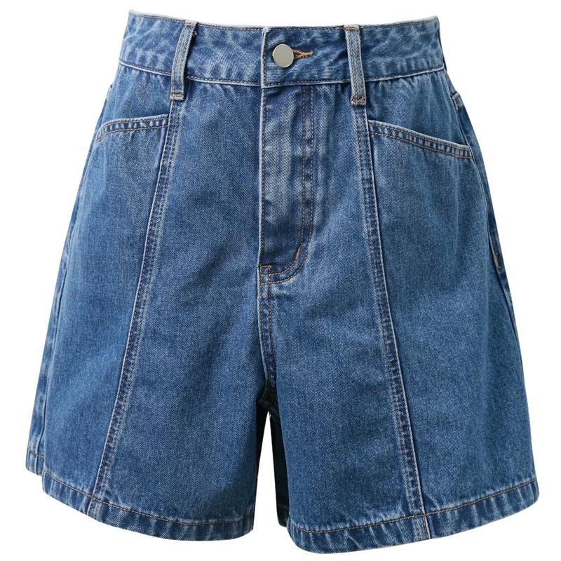 

Women s Plus Size High-Waist Cotton Denim Shorts XXL