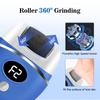 Rechargeable 2-Speed Electric Foot File with 2 Replacement Heads for Removing Dead Skin & Calluses