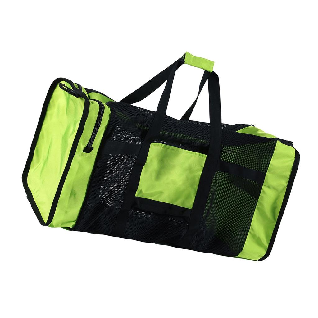 100L Mesh Duffle Gear Bag for Scuba Diving Snorkeling Swimming Beach and Sports Equipment