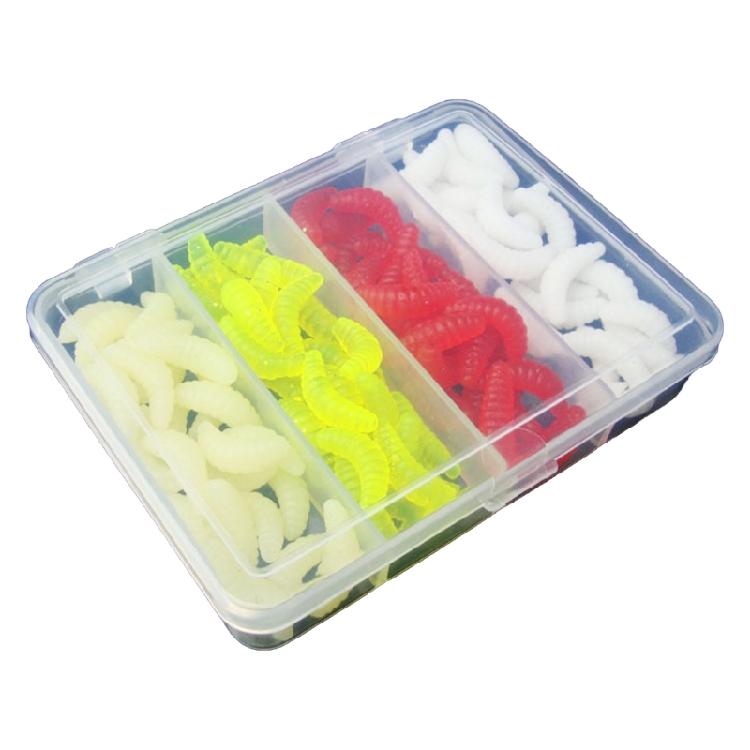 Fishing Worm Fishing Tackle Artificial Soft Lure Trout Worm Baits Fishing Lure Baits Silicone Worm for Trout Fishing 1