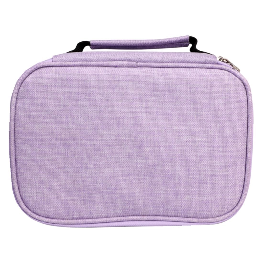 

Пенал большой вместимости для карандашей и ручек Triple 72, канцелярские товары, для макияжа, цветной, художественный, для хранения мелочей, для художественного бизнеса, фиолетовый кейс, 3-этажный, фиолетовый