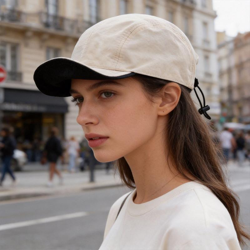 Foldable Baseball Cap With Wide Brim For Sun Protection And Breathability Perfect For Sports And Casual Wear