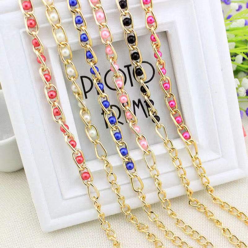 Waist Chain Women's Spring and Summer Dress Decorative Pearl Belt Fashionable Versatile Metal Hook Thin Waist Chain Multi-color Waist Decoration