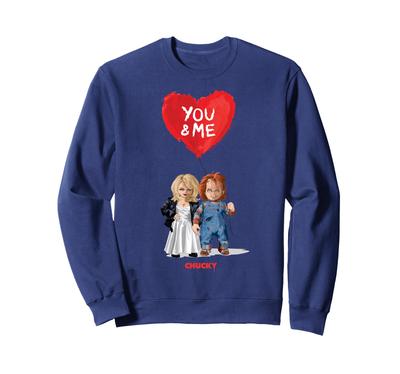 Chucky & Tiffany Blood Red Balloon Sweatshirt