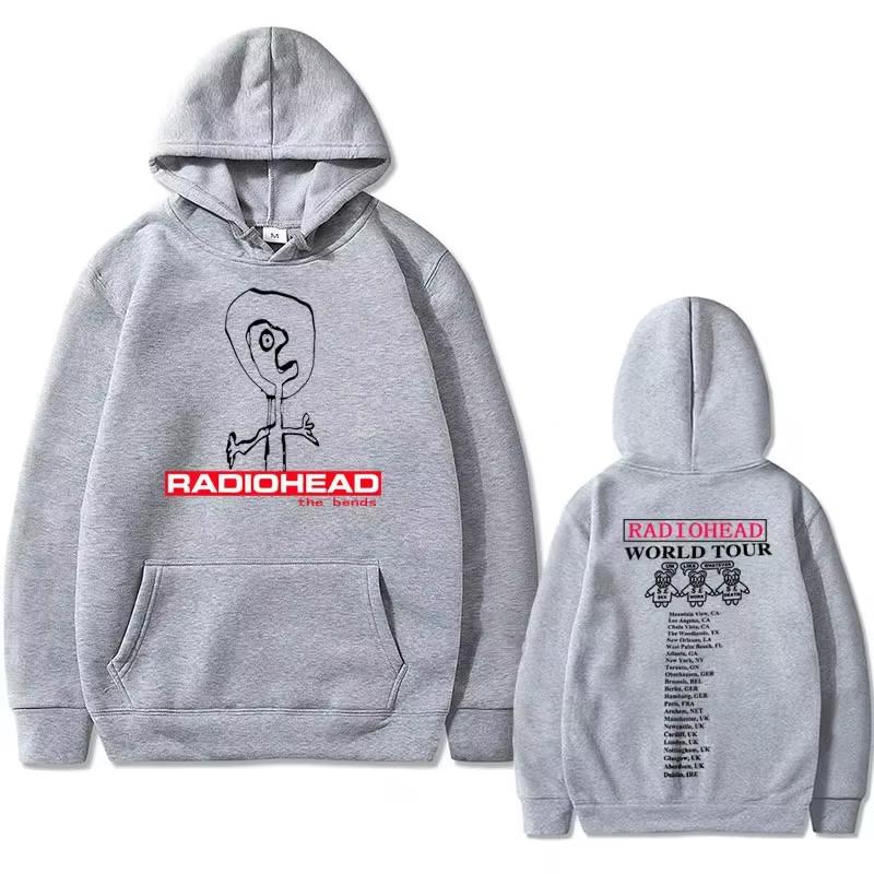 Rock Band Radiohead The Bends Graphic Hoodie Autumn Winter Men Women Vintage Oversized Hoodies Male Fashion Fleece Sweatshirts