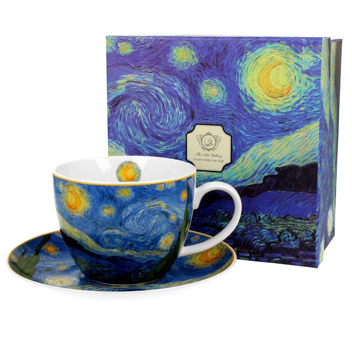 

Les Trésors De Lily [R6660] - Фарфоровая чашка для обеда Винсент Ван Гог (Звездная ночь) - 10x8см (470мл)