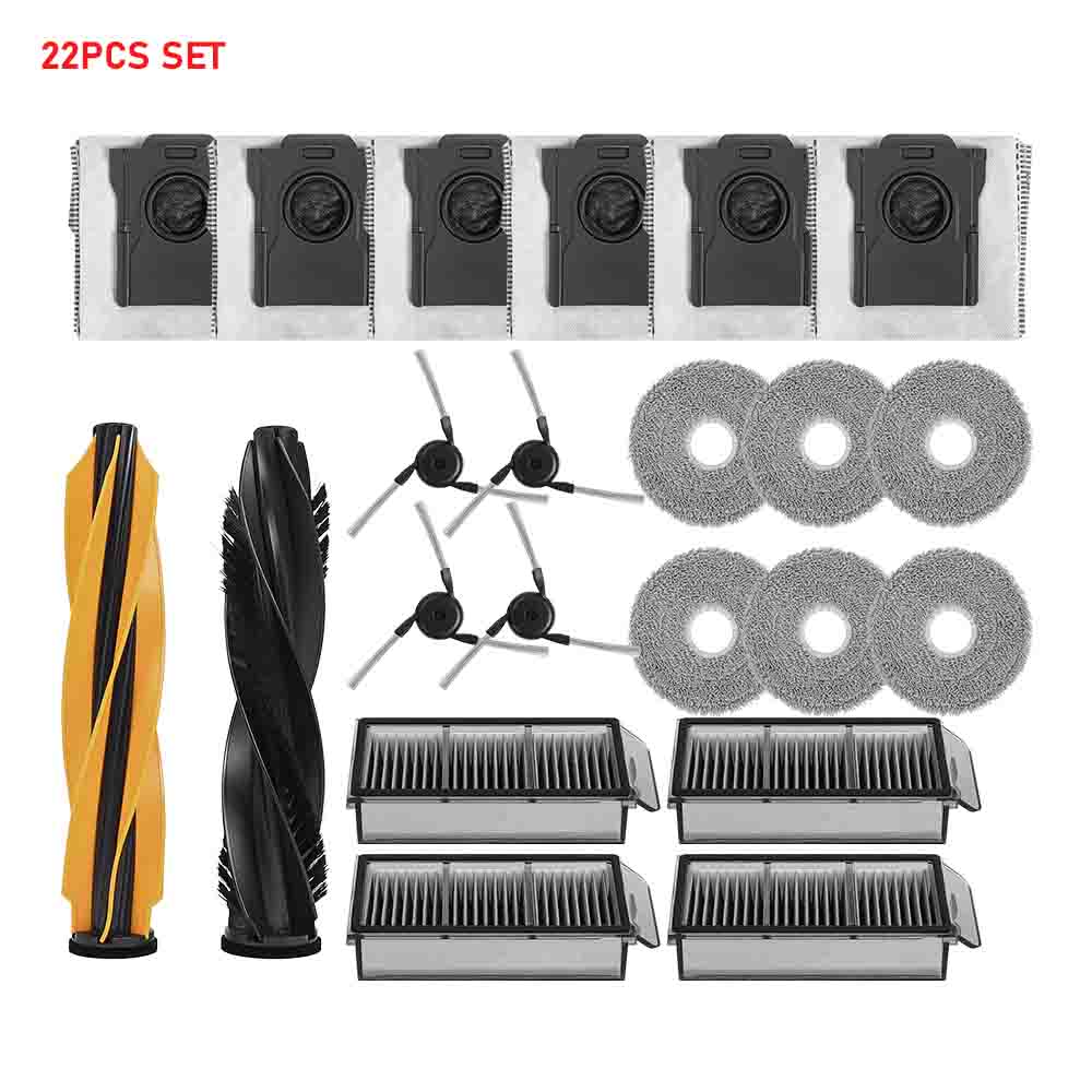Main Brush Filter Mop Cloth Bag For Dreame X50 Ultra /X50 Pro/S40 Enhanced/X50 Master/L40S Pro Ultra /L50 Pro Ultra/ MOVA V50 Ultra/X40 Pro Enhanced