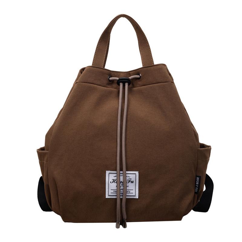 Niche Casual Simple Personality Fashion Large Capacity Backpack 2025 Autumn New Foreign Style Women Texture Backpack