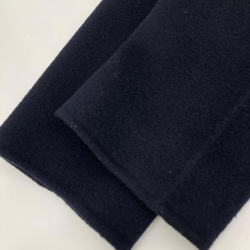 Theory 01-9309604 Navy cashmere blend double-face collarless coat coat P NavyUsed