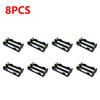 1-10pcs 18650 SMT Battery Holder 18650 SMD Battery Box With Bronze Pins Rechargeable Battery Holder Clip Storage Case Power Bank