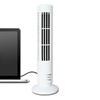 USB Tower Fan 2 Speeds Powerful Wind Oscillating Bladeless Cooling Fan for   Desk Home