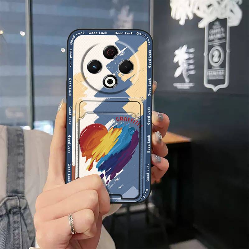 TPU Cute Phone Case For Tecno Spark30 4G/KL6 Card sleeve Silicone protective Durable Dirt-resistant Anti-dust Soft case