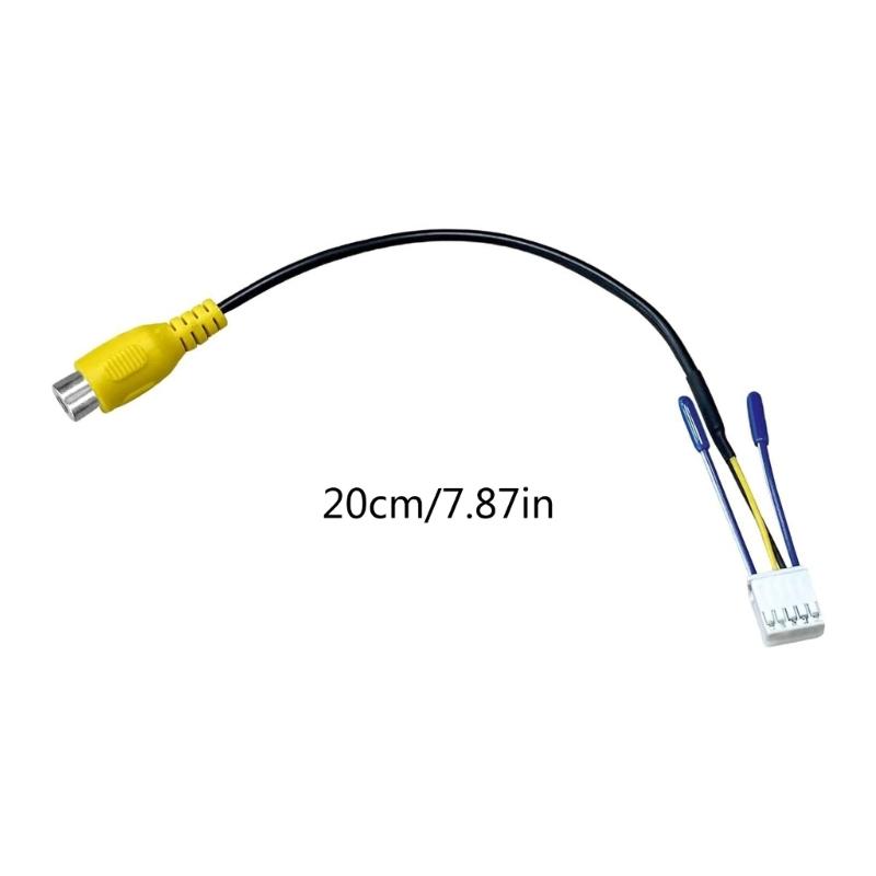 Car Radio Cable 10 Pin Adaptor Car Rear View Camera Cable Simple Installation