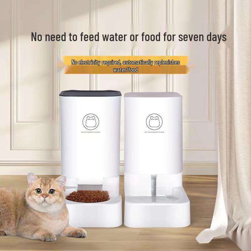 Universal 2-in-1 Automatic Pet Feeder & Water Dispenser for Cats and Dogs