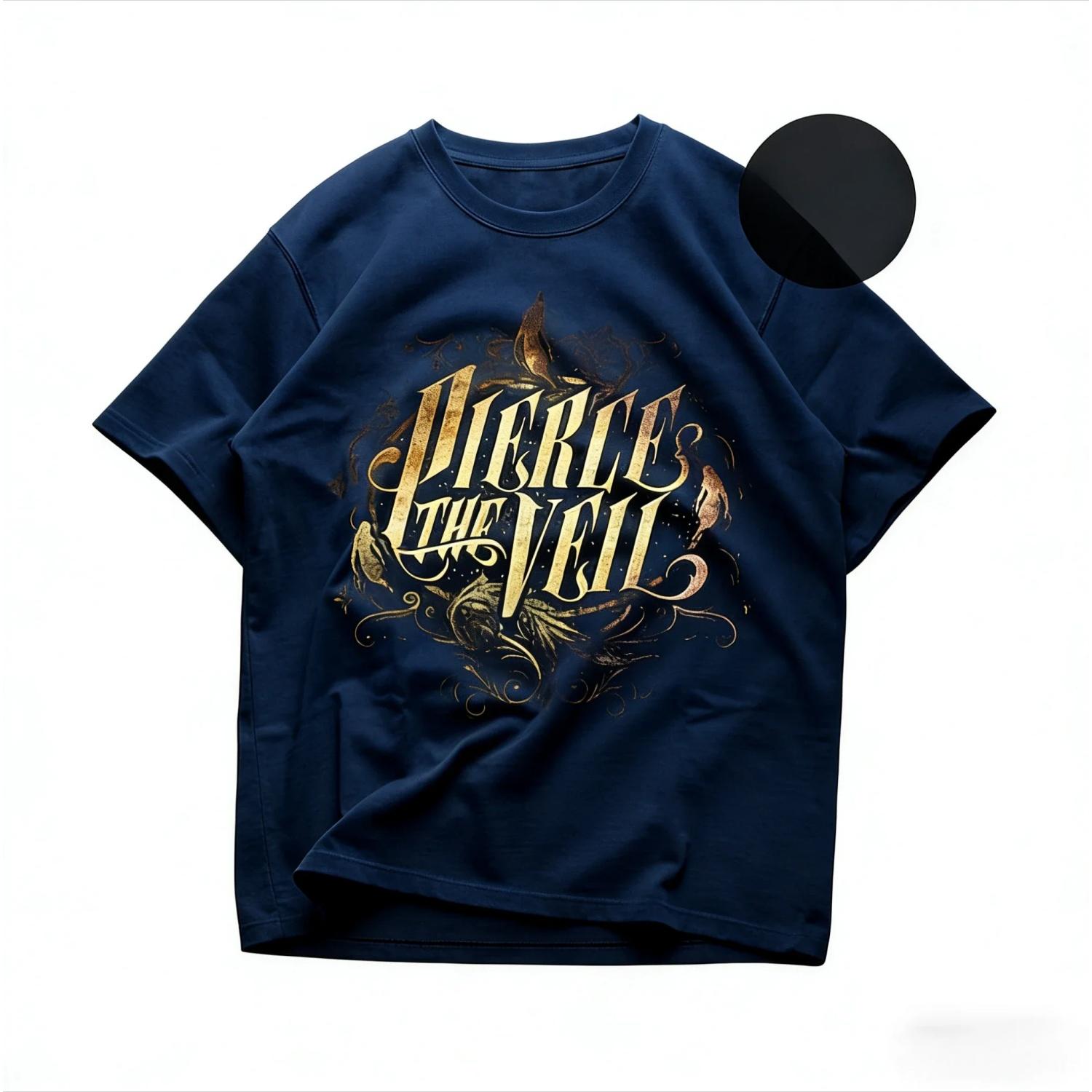 

Pierce The Veil T-Shirt Metal Music Shirt PTV King For A Day Pierce The Veil Merch Unisex Rocker Clothing S чёрный