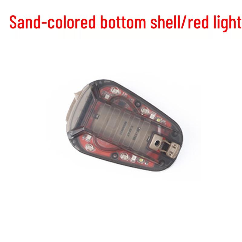 

Ліхтар на шолом Ladybug 3-го покоління: Зелене та біле підсвічування, стробоскоп, ІЧ, ідентифікація товариша по команді Desert Shell/Red Light