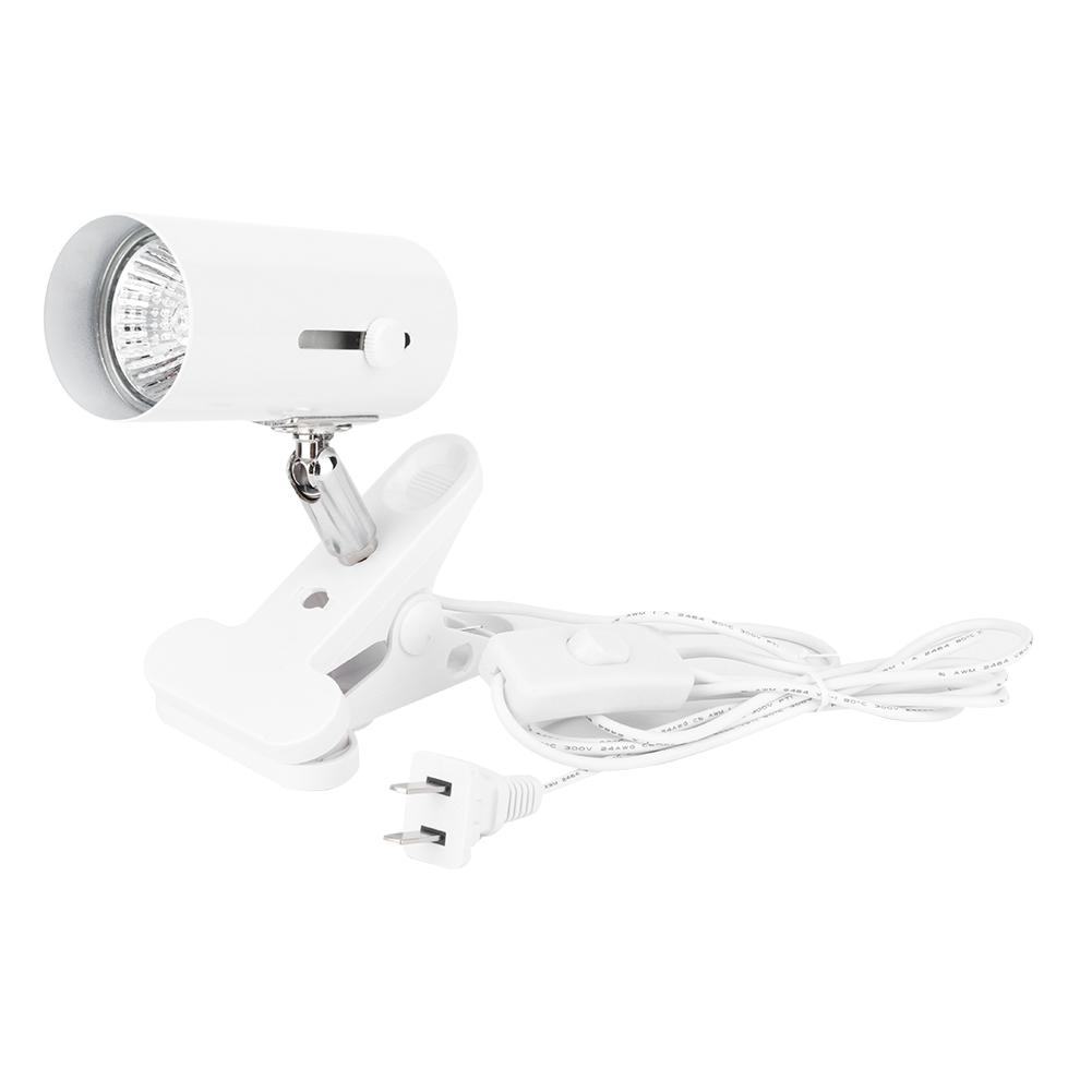 

CN Reptile Sun Light UVA UVB Lamp Clip Lights for Turtle Lizard Habitat Tank белый